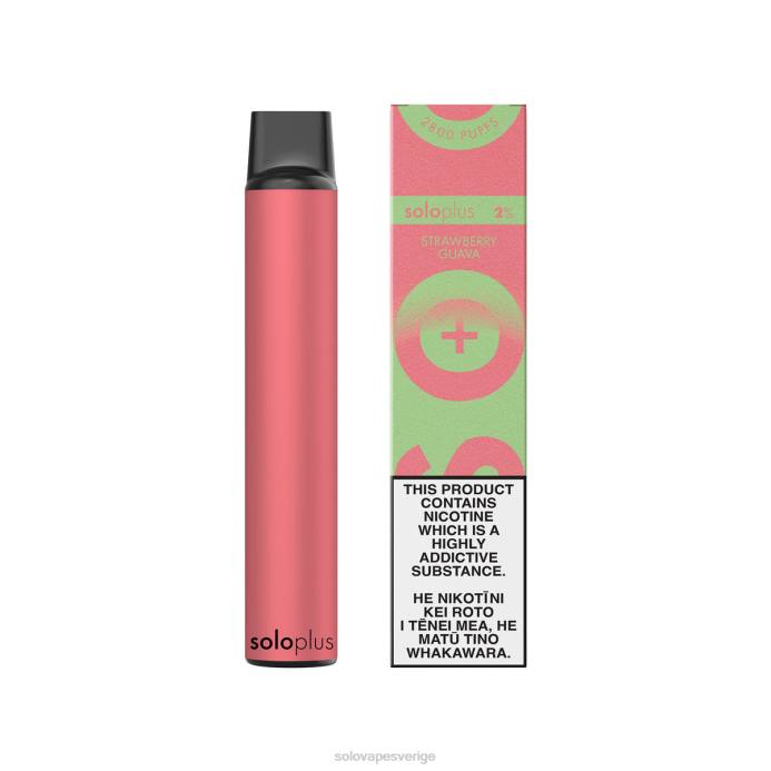 Solo Plus engångs vape paradis samling jordgubbsguava L4LR37 | Solo Vape Pris