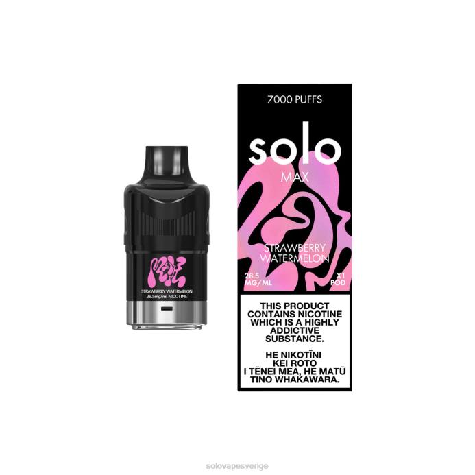 Solo MAX pod jordgubbsvattenmelon L4LR88 | Solo Vape Köpa