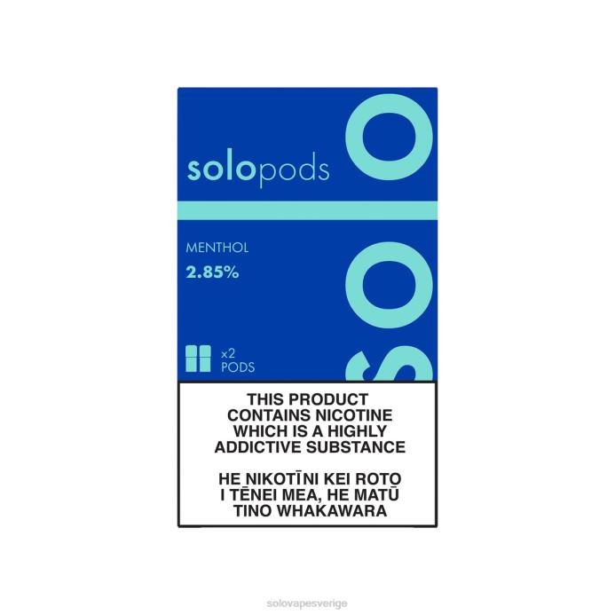 Solo ersättning pod 2-pack mentol L4LR51 | Solo Vape Sverige