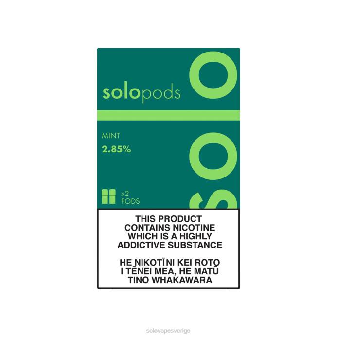 Solo ersättning pod 2-pack mynta L4LR52 | Solo Vape Pris